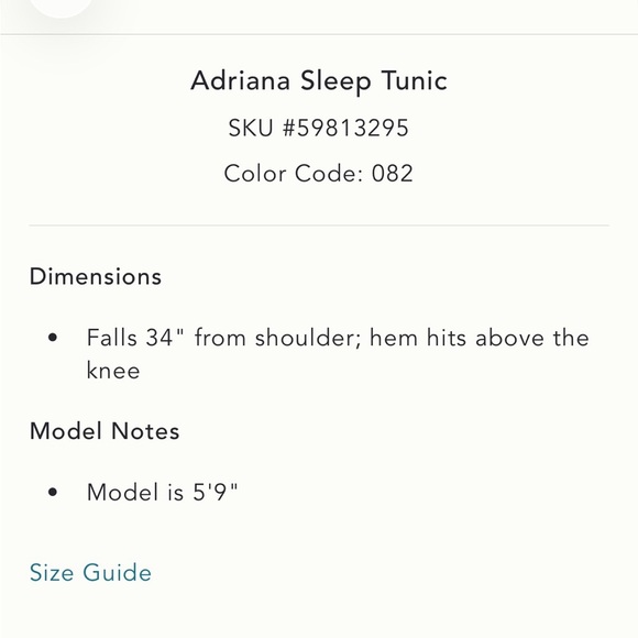 ANTHRO Adrian sleep tunic - Picture 8 of 8